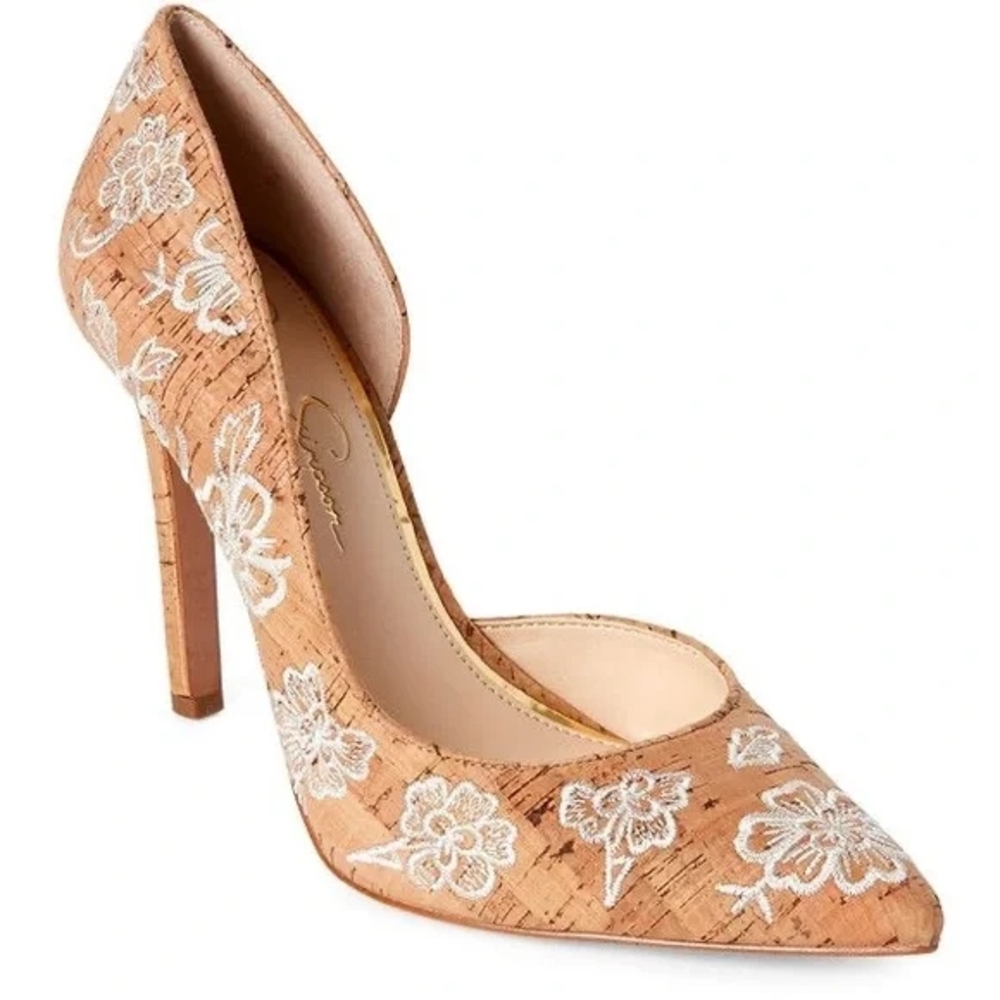 Jessica Simpson Claudette d'Orsay Cork Heels